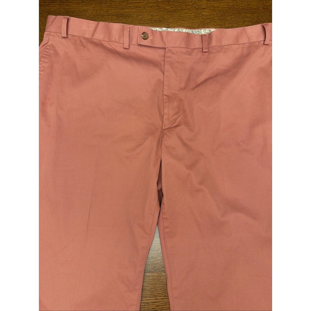 Lauren Ralph Lauren Pants Mens 40 X 30 Salmon Pink Casual Business Dress - Picture 5 of 9